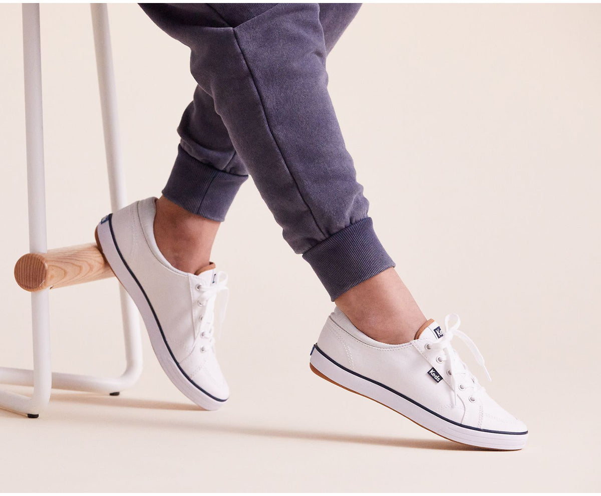 Keds Women Center II Canvas Stripe