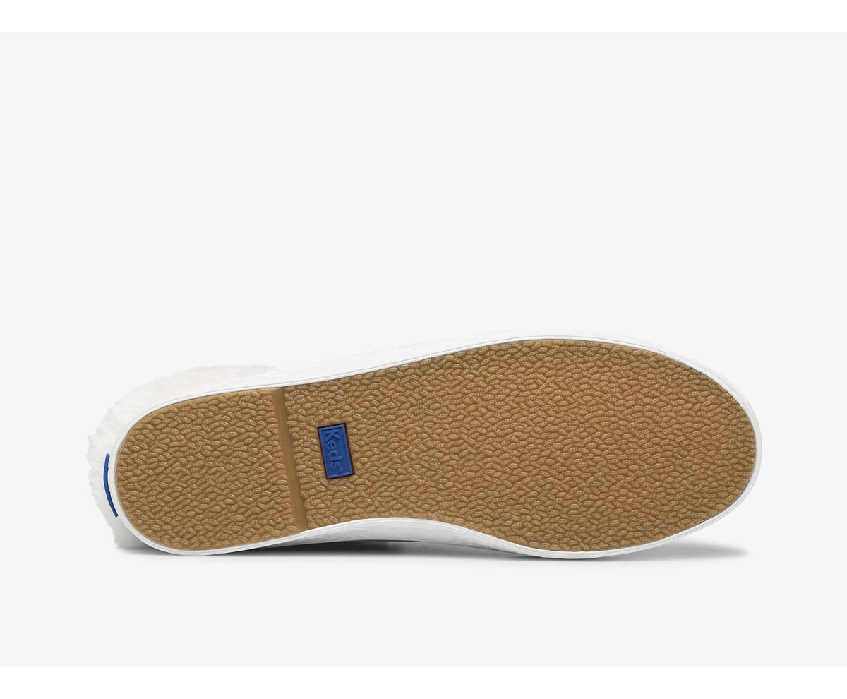Keds Women Keds x kate spade new york Kickstart Mule Fur Collar Glitter Suede