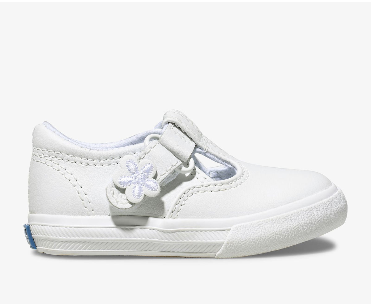 Keds Girls Big Kid's Daphne T-Strap Leather Sneaker