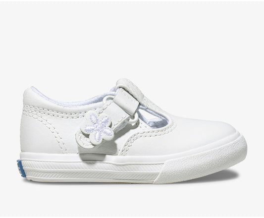 Keds Girls Big Kid's Daphne T-Strap Leather Sneaker