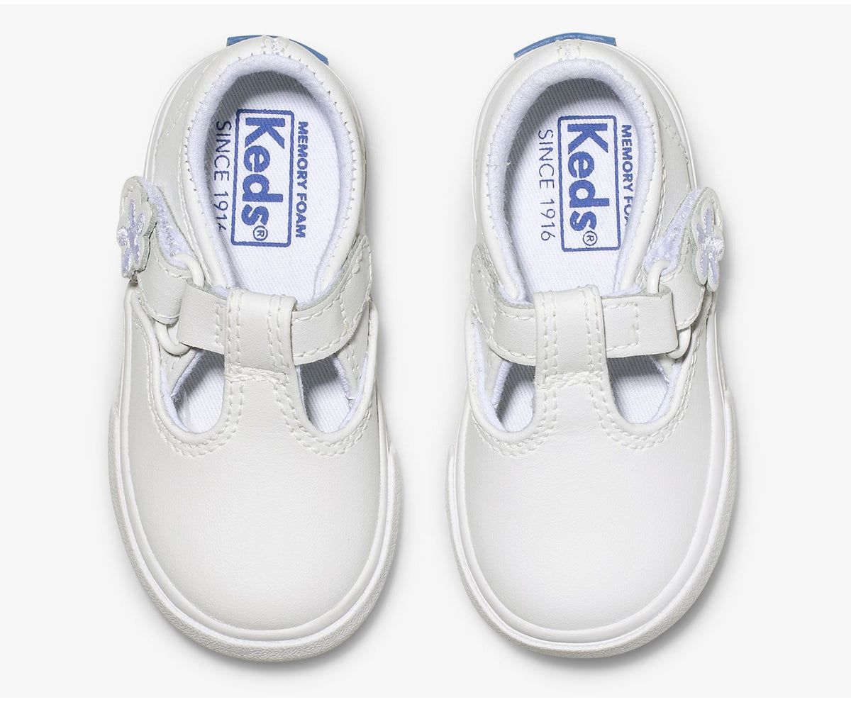 Keds Girls Big Kid's Daphne T-Strap Leather Sneaker