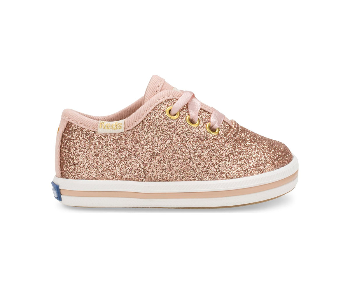 Keds Girls Little Kid's Keds x kate spade new york Champion Glitter Crib Sneaker