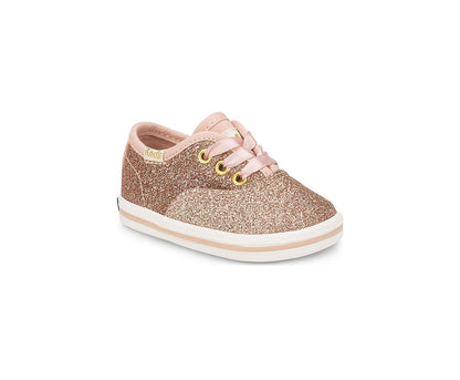 Keds Girls Little Kid's Keds x kate spade new york Champion Glitter Crib Sneaker