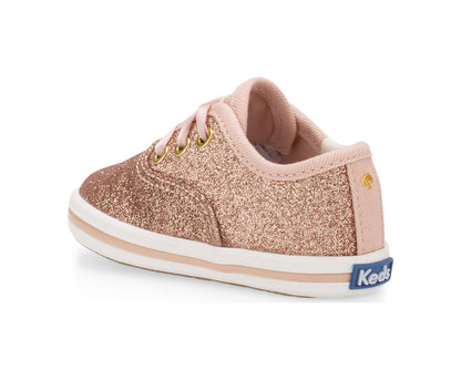 Keds Girls Little Kid's Keds x kate spade new york Champion Glitter Crib Sneaker