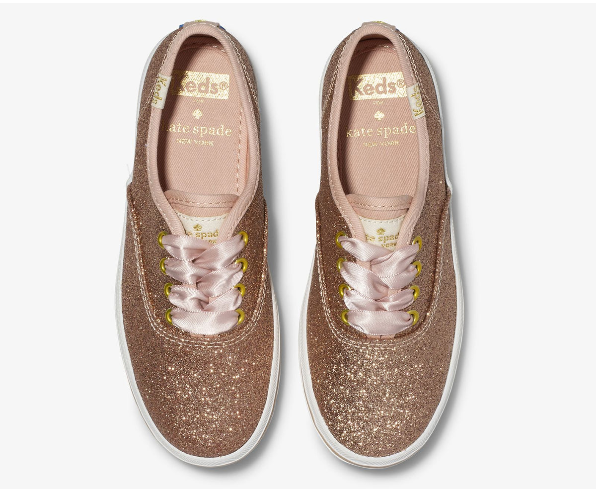 Keds Girls Big Kid's Keds x kate spade new york Champion Glitter Sneaker