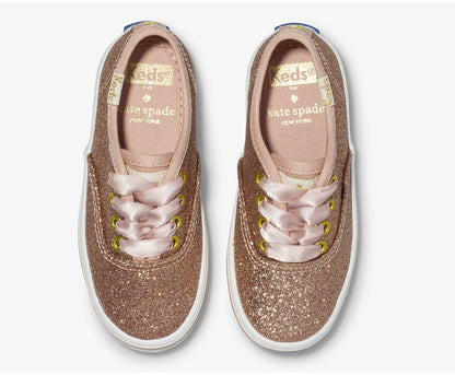 Keds Girls Little Kid's Keds x kate spade new york Champion Glitter Sneaker