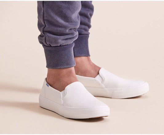 Keds Women Double Decker Leather