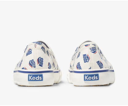 Keds Women Double Decker Canvas Tossed Wave