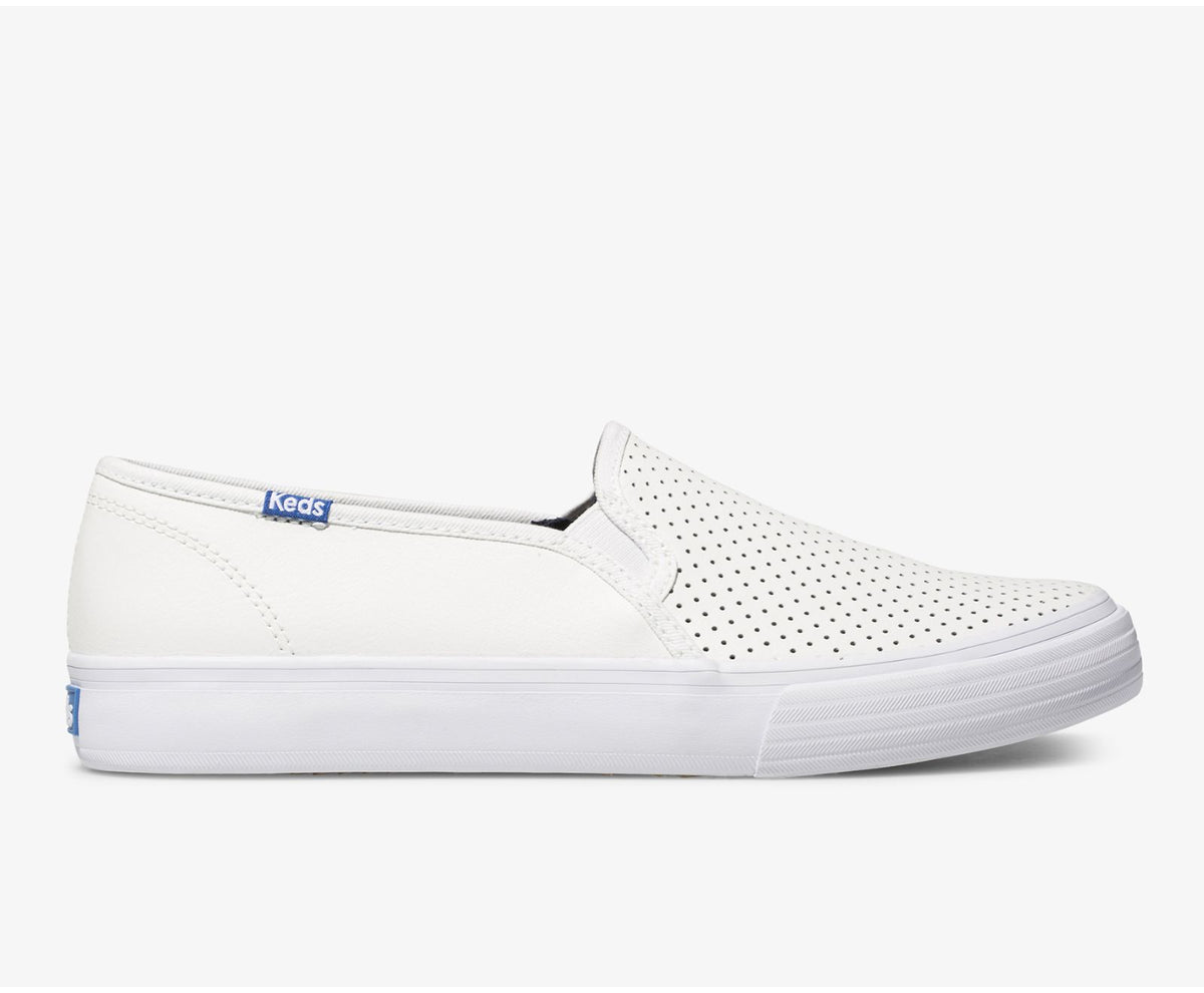 Keds Women Double Decker Perf Leather