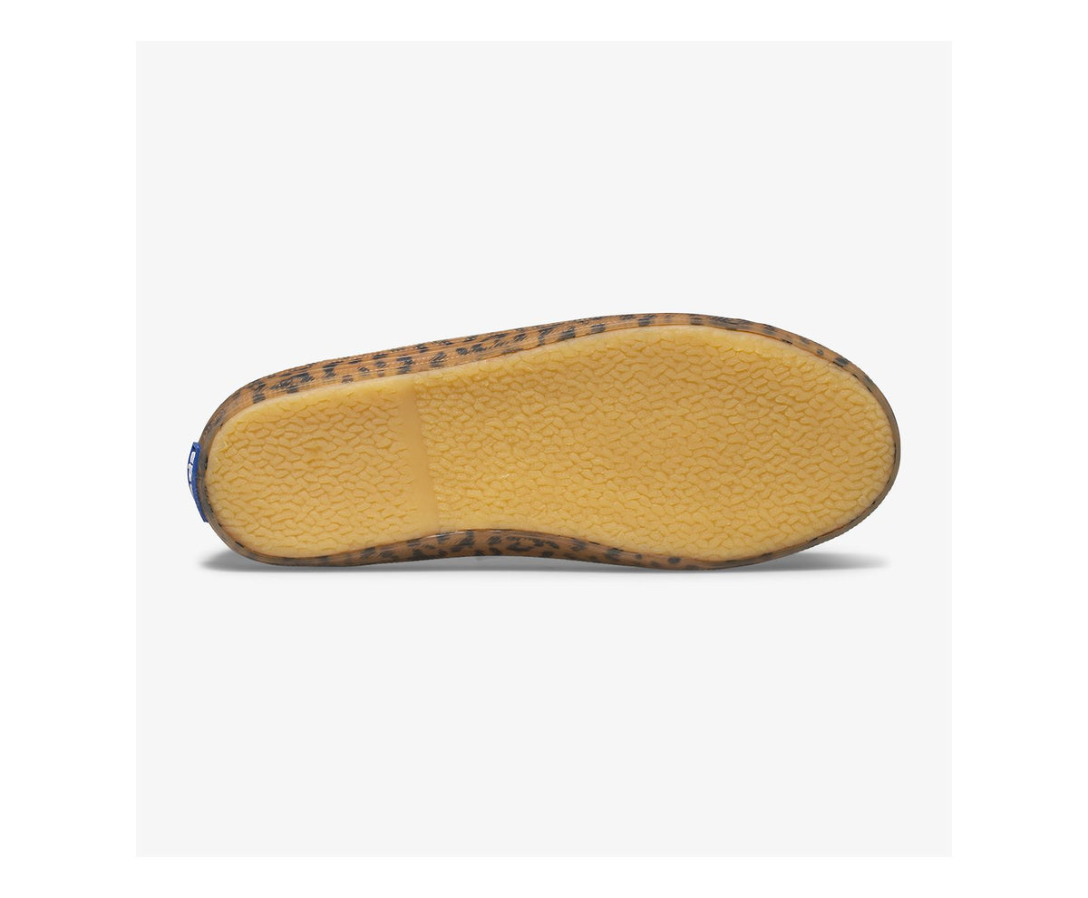 Keds Girls Big Kid's Kickstart Leopard Foxing Sneaker
