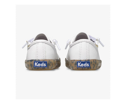 Keds Girls|Boys Big Kid's Kickstart Leopard Foxing Sneaker Jr