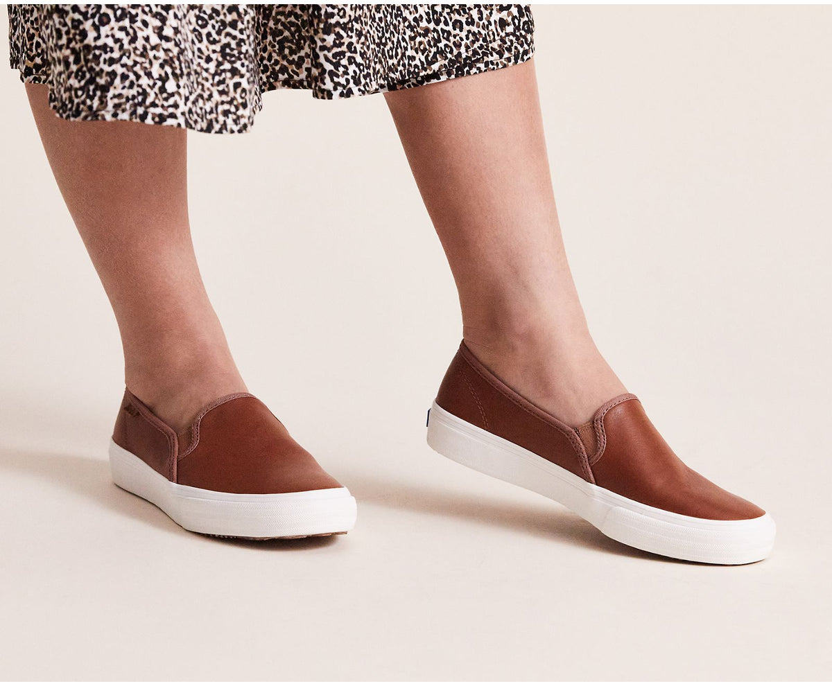Keds Women Double Decker Leather