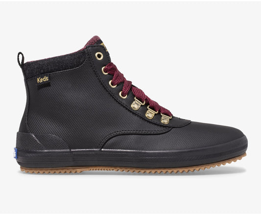 Keds Women Scout Boot II Water-Resistant Canvas Rain Boot