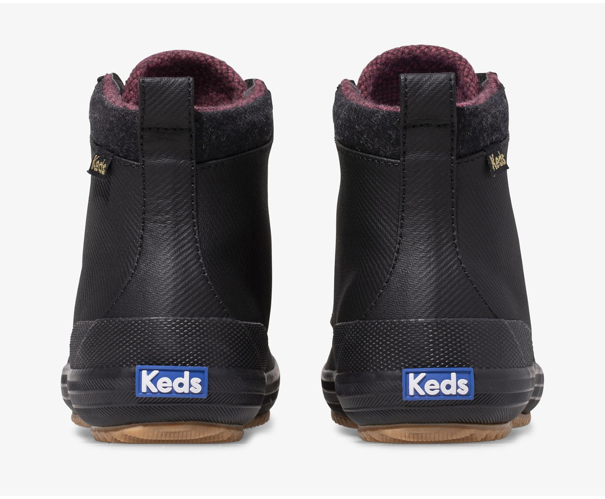 Keds Women Scout Boot II Water-Resistant Canvas Rain Boot