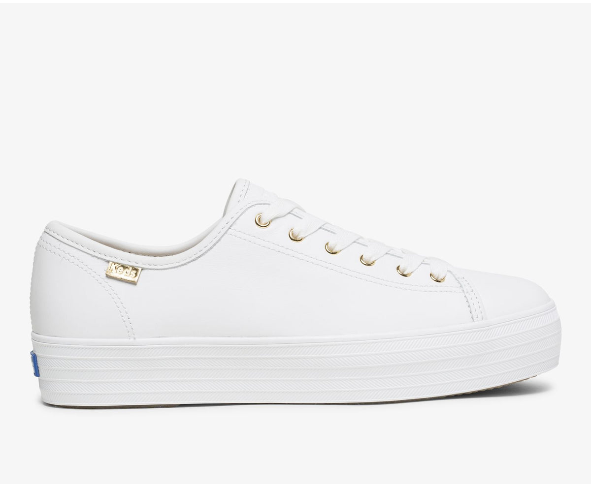 Keds Women Triple Kick Luxe Leather
