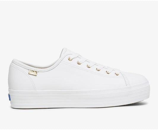 Keds Women Triple Kick Luxe Leather