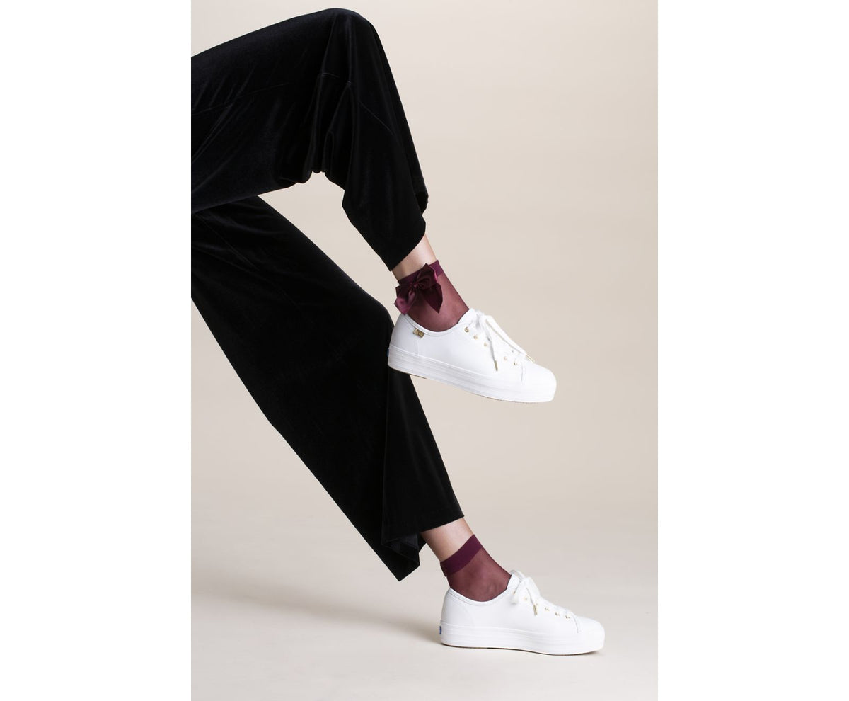 Keds Women Triple Kick Luxe Leather