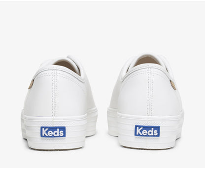 Keds Women Triple Kick Luxe Leather