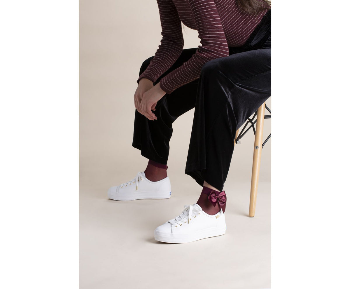 Keds Women Triple Kick Luxe Leather