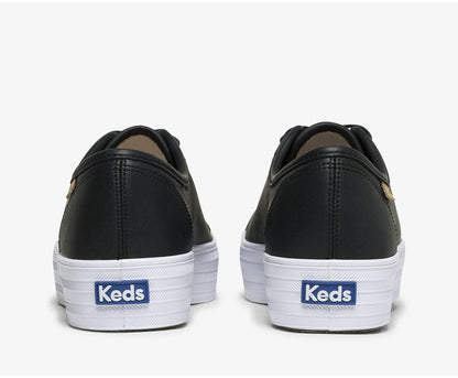 Keds Women Triple Kick Luxe Leather