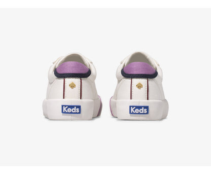 Keds Women Keds x kate spade new york Crew Kick 75 Stripe Bumper Canvas
