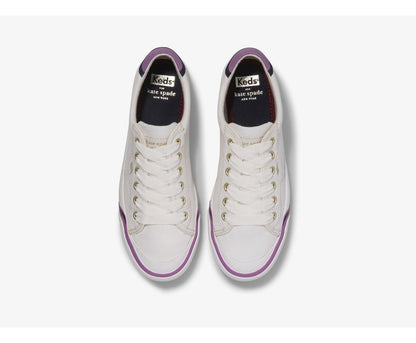 Keds Women Keds x kate spade new york Crew Kick 75 Stripe Bumper Canvas