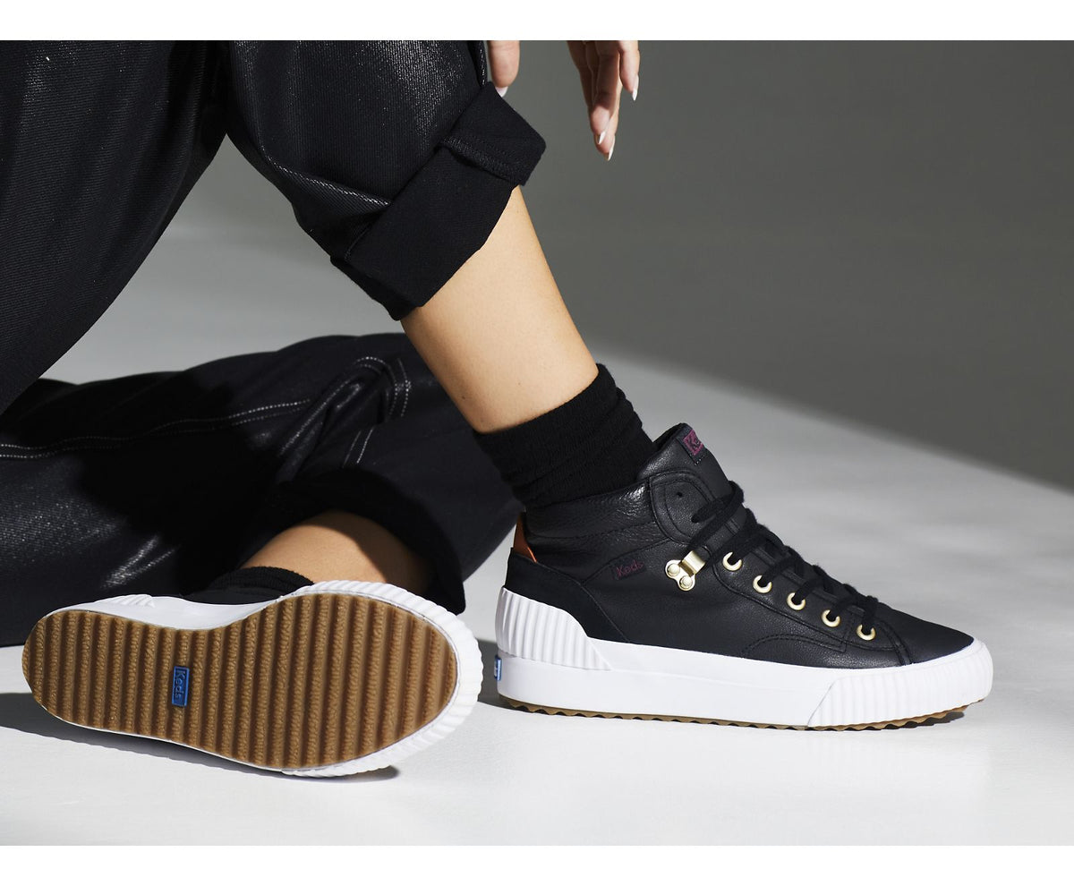 Keds Women Demi Mid TRX Leather