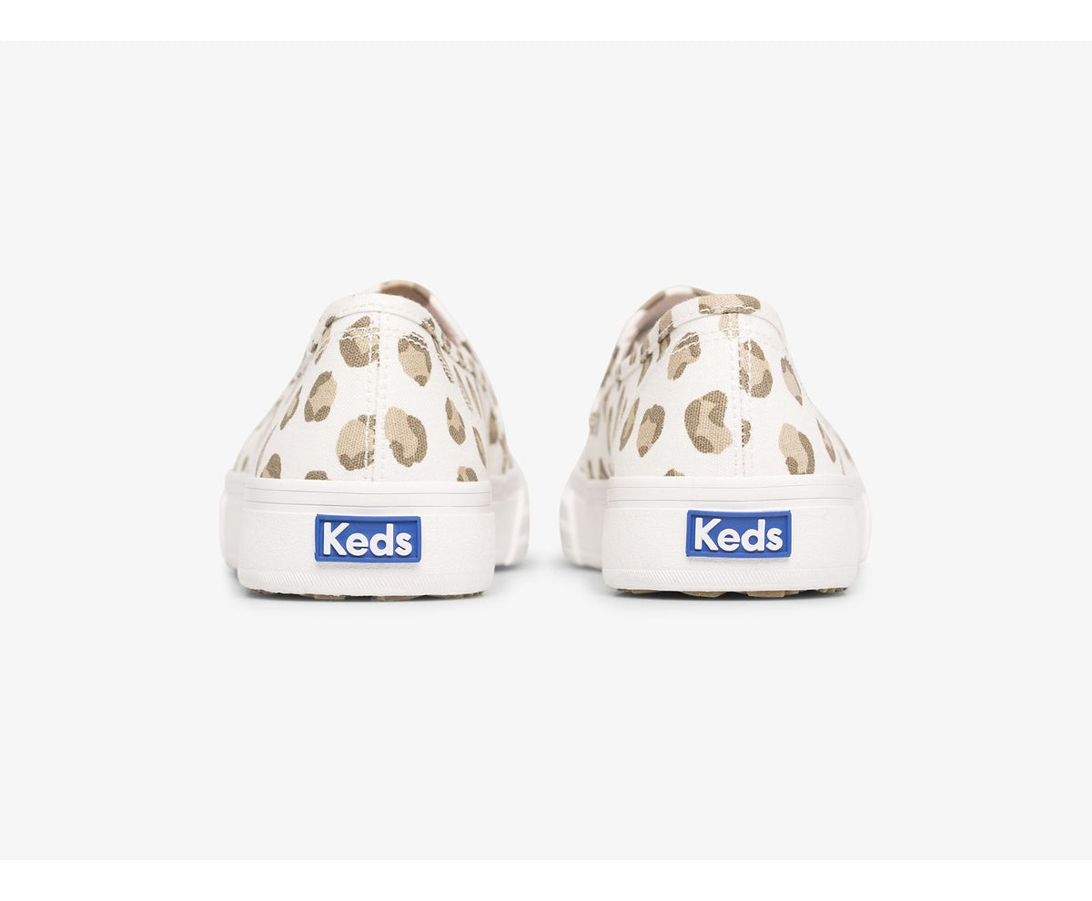 Keds Women Double Decker Leopard