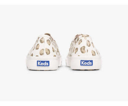 Keds Women Double Decker Leopard