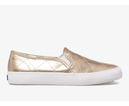 Keds Women Double Decker Quilted Metallic