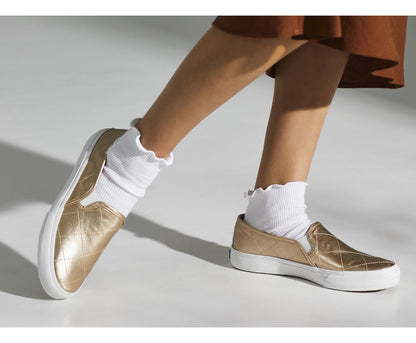 Keds Women Double Decker Quilted Metallic