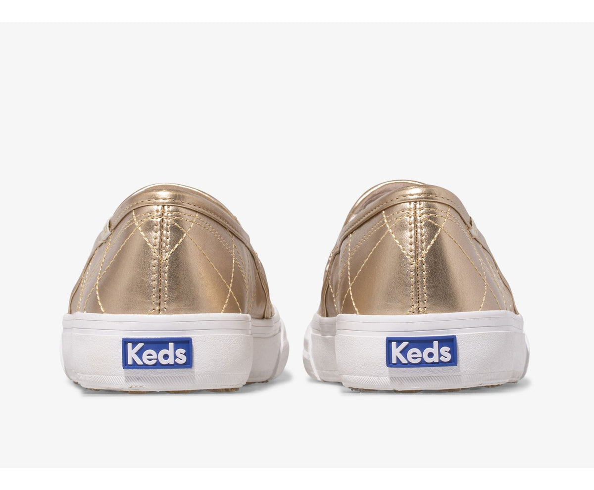 Keds Women Double Decker Quilted Metallic