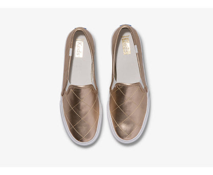 Keds Women Double Decker Quilted Metallic