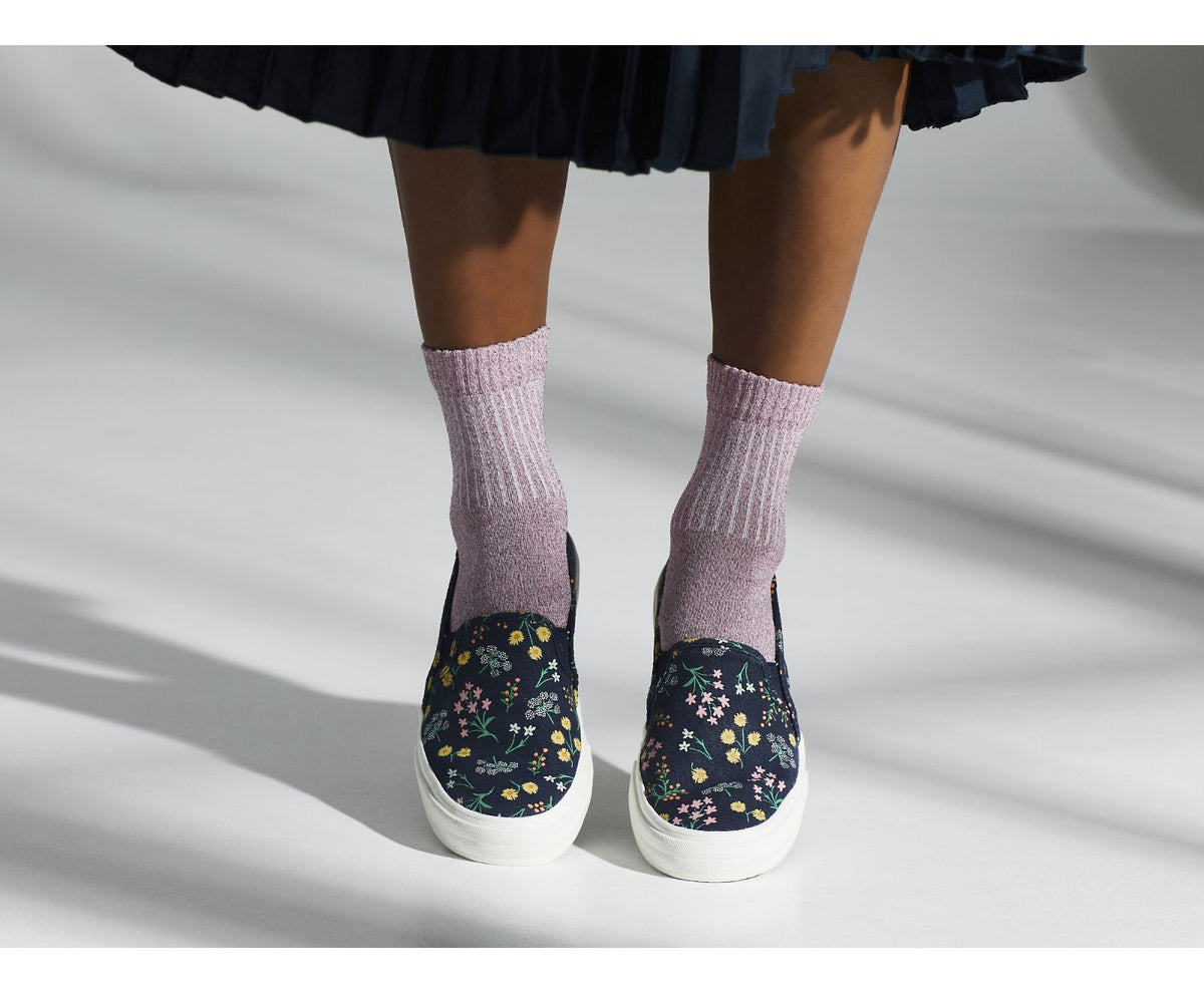 Keds Women Keds x Rifle Paper Co. Double Decker Petite Fleurs Printed