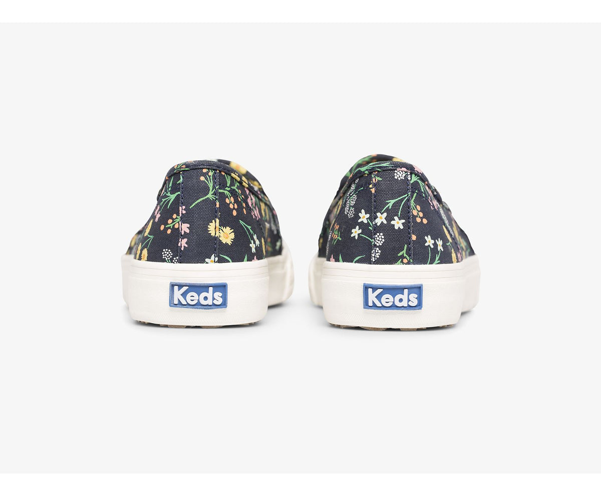 Keds Women Keds x Rifle Paper Co. Double Decker Petite Fleurs Printed