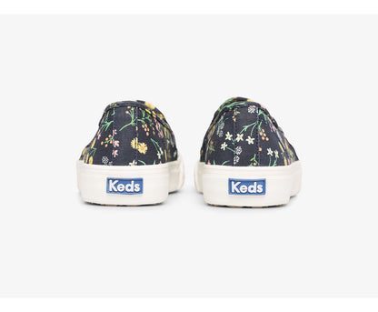 Keds Women Keds x Rifle Paper Co. Double Decker Petite Fleurs Printed