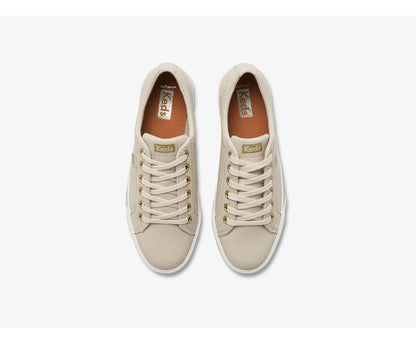 Keds Women Jump Kick Duo Vegan Soft Buck + Croc Emboss