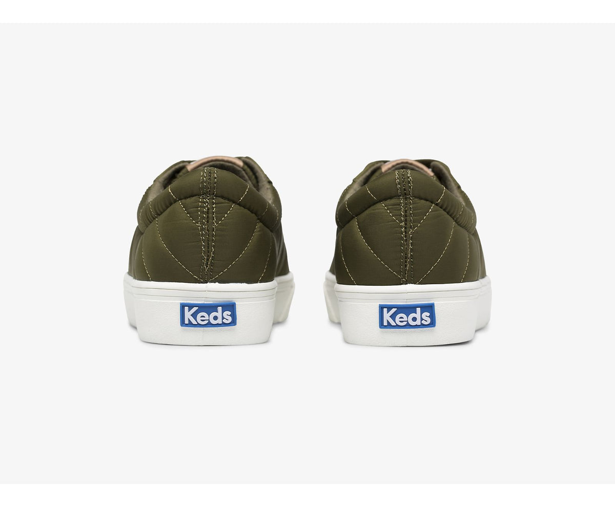 Keds Women Jump Kick Water Resistant Quilted Puffer