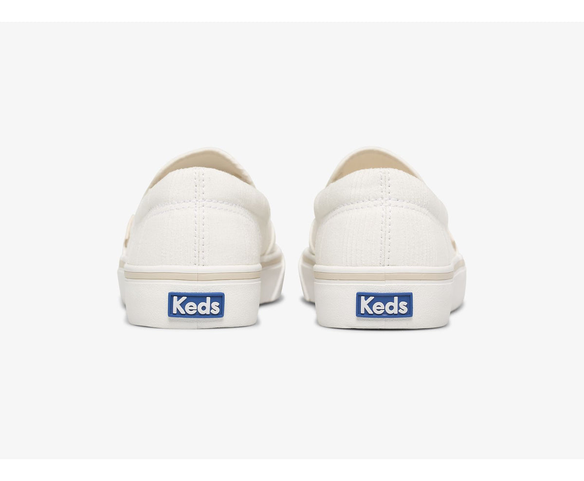 Keds Women Jump Kick Slip Stripe Chambray