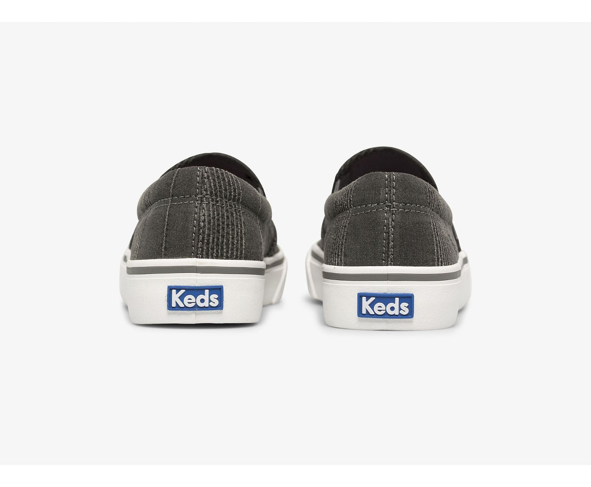 Keds Women Jump Kick Slip Stripe Chambray