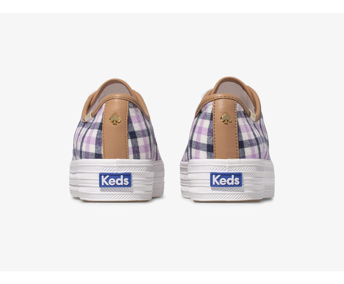 Keds Women Keds x kate spade new york Triple Kick Gingham Flannel