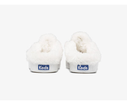 Keds Women Keds x kate spade new york Kickstart Mule Fur Collar Glitter Suede