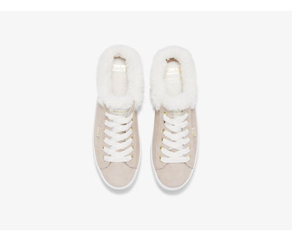 Keds Women Keds x kate spade new york Kickstart Mule Fur Collar Glitter Suede
