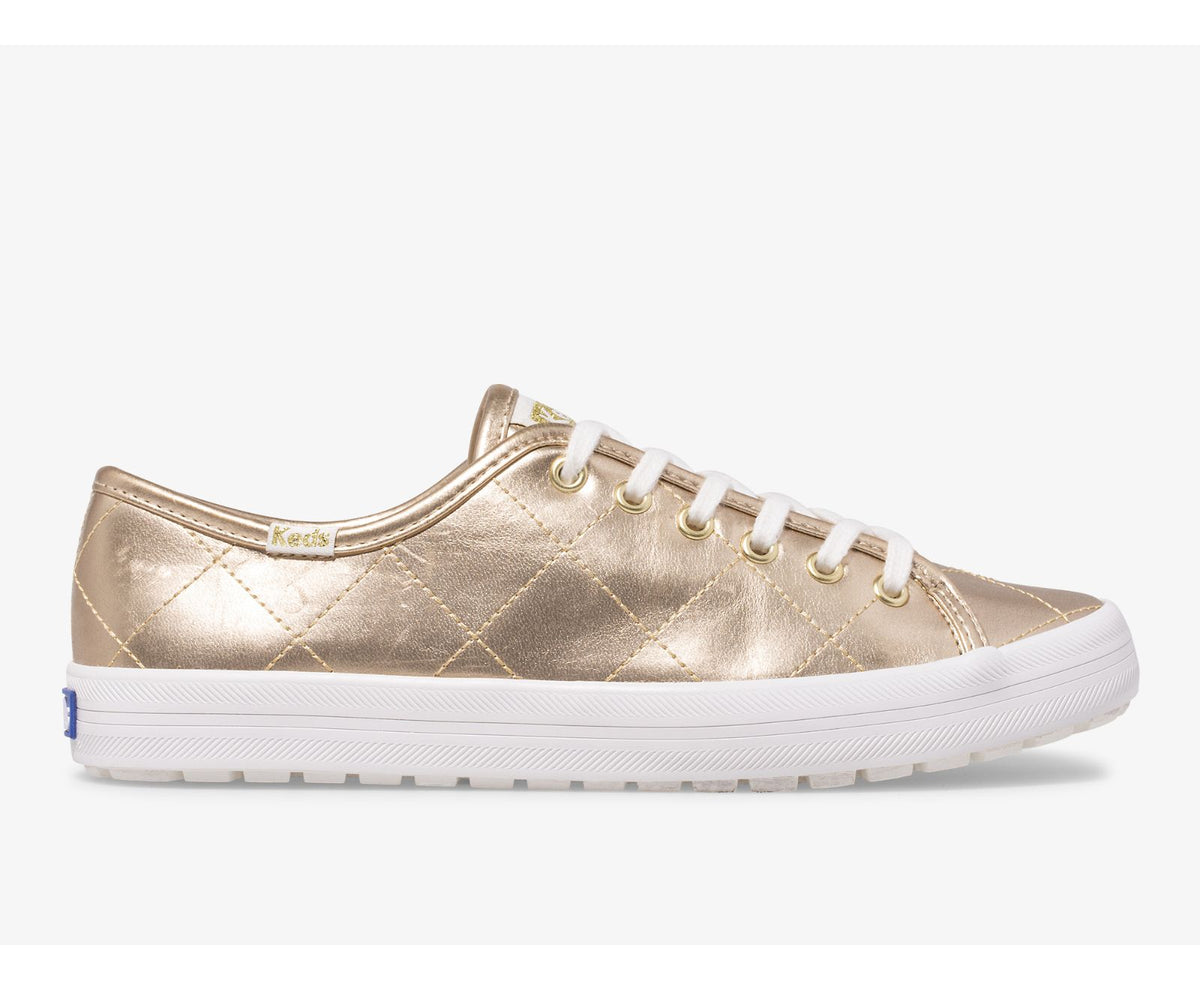 Keds Women Kickstart TRX Quilted Pu Metallic