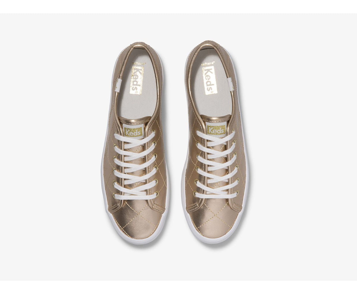 Keds Women Kickstart TRX Quilted Pu Metallic