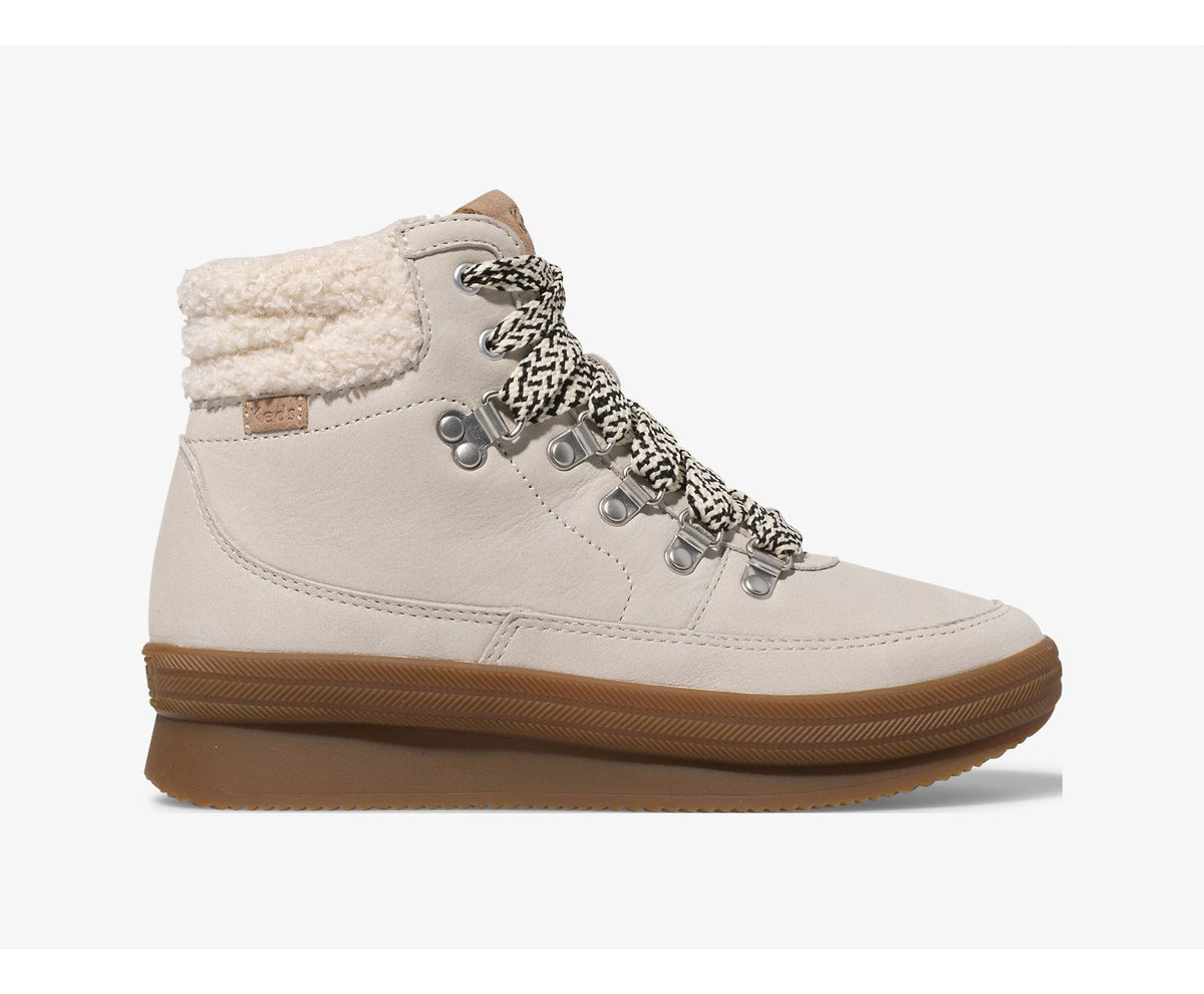 Keds Women Midland Boot Luxe Leather Faux Shearling and Thinsulate™