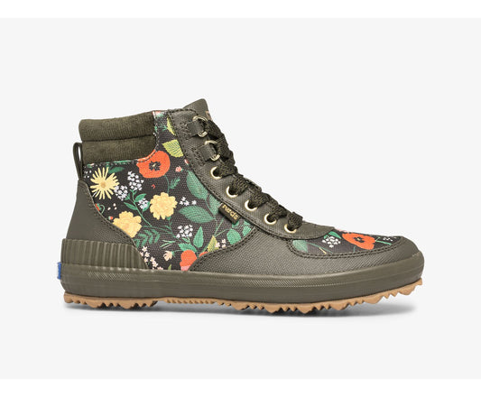 Keds Women Keds x Rifle Paper Co. Scout Boot Water-Resistant Botanical Canvas Thinsulate™
