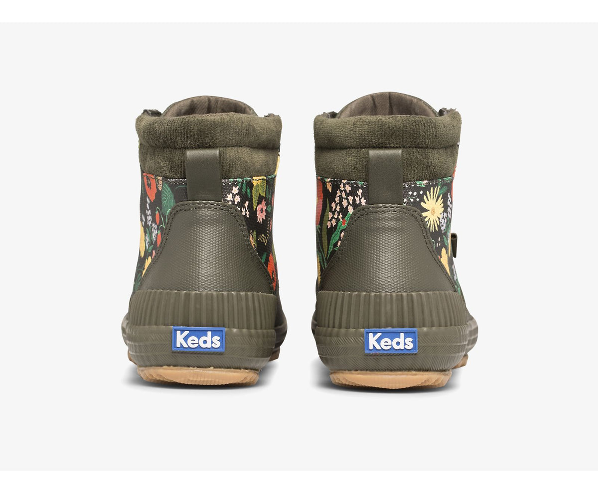 Keds Women Keds x Rifle Paper Co. Scout Boot Water-Resistant Botanical Canvas Thinsulate™