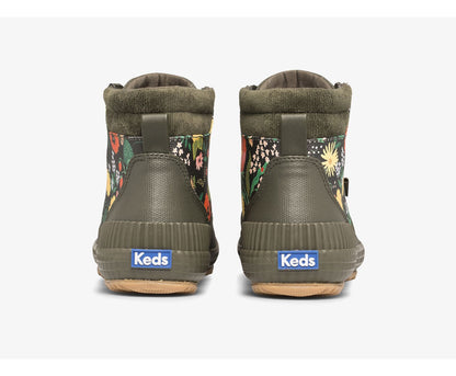 Keds Women Keds x Rifle Paper Co. Scout Boot Water-Resistant Botanical Canvas Thinsulate™