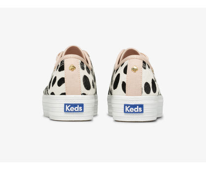Keds Women Keds x kate spade new york Triple Kick Oversized Dot Calf Hair